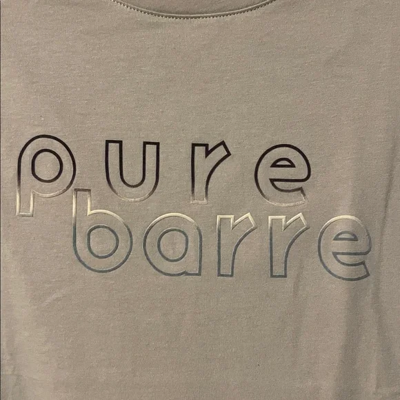 NWT Pure Barre muscle tank olive Med - Picture 2 of 3